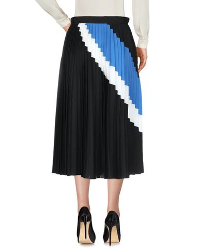 Shop Sportmax Code 3/4 Length Skirts In Black