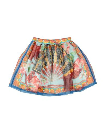 Shop Dolce & Gabbana Skirt In Sky Blue