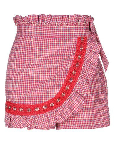 Shop Misa Mini Skirts In Fuchsia