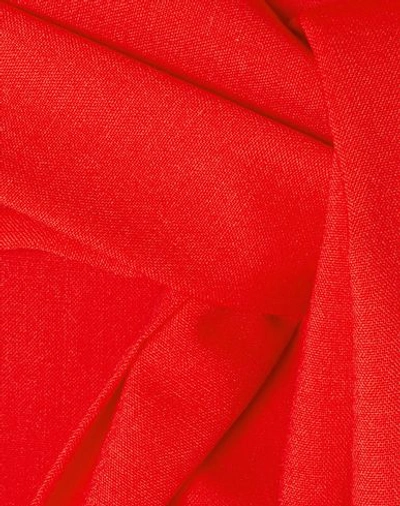 Shop Adeam Woman Midi Skirt Red Size 4 Wool, Polyurethane
