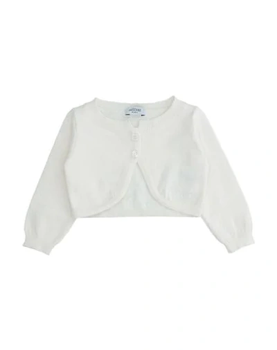 Shop Moschino Cardigans In Ivory