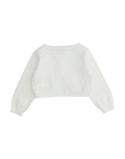 Shop Moschino Cardigans In Ivory