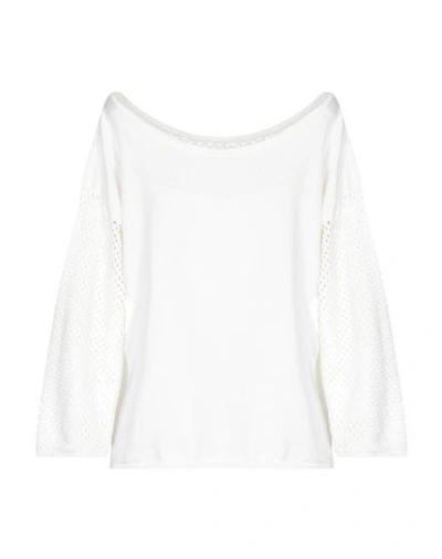 Shop Agnona Sweaters In White