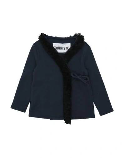 Shop Touriste Cardigans In Dark Blue