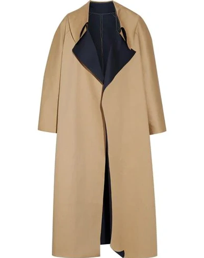 Shop Anna Sui Overcoats In Camel