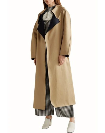 Shop Anna Sui Overcoats In Camel