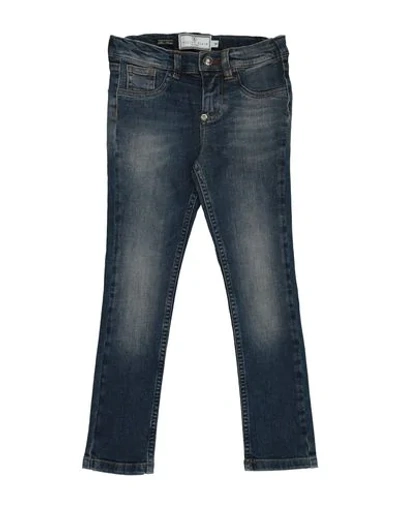 Shop Philipp Plein Toddler Girl Jeans Blue Size 6 Cotton, Elastane