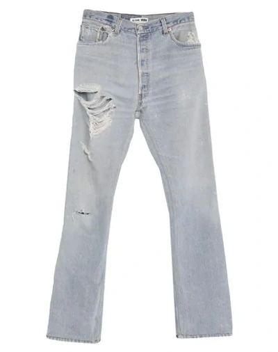 Shop Re/done With Levi's Denim Pants In Blue