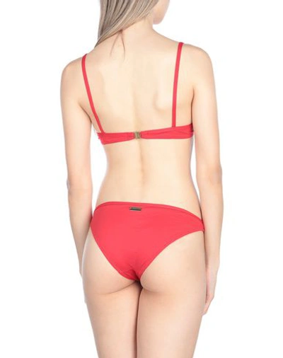 Shop Moschino Bikinis In Red