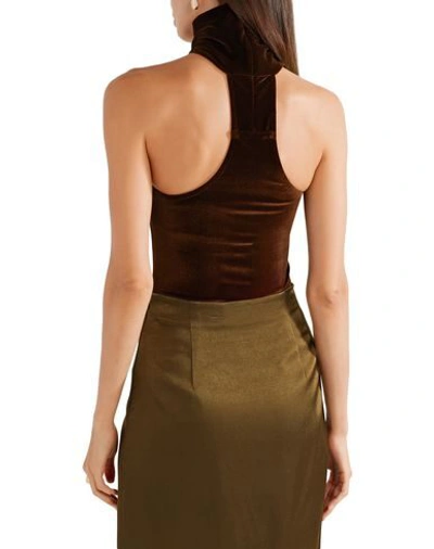 Shop Alyx One-piece Swimsuits In Dark Brown