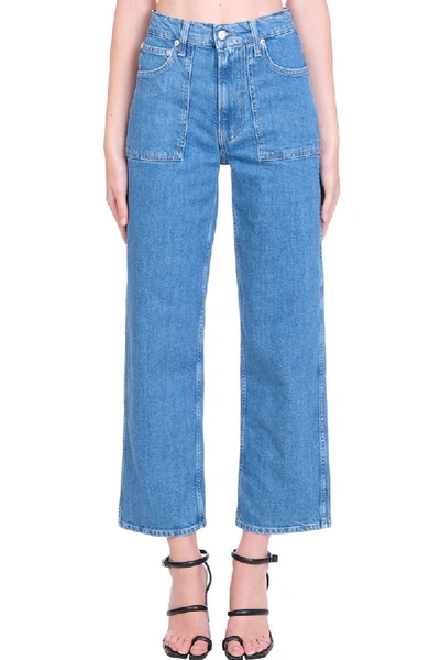 Shop Helmut Lang Factory Jeans Jeans In Blue Denim