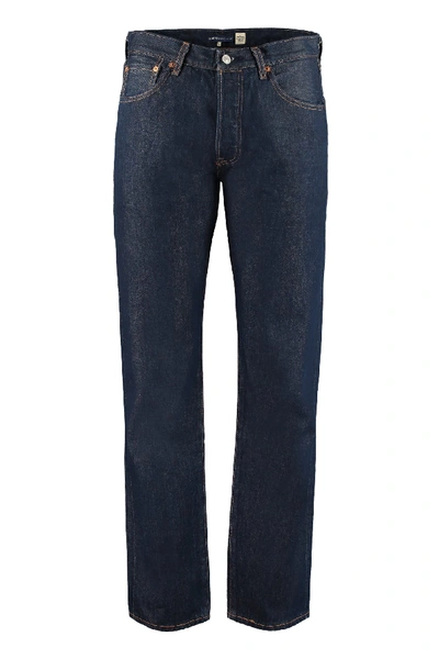 Shop Levi's 501 Straight Leg Jeans In Denim