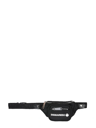 Shop Dsquared2 Belt Bag With Logo In Nero