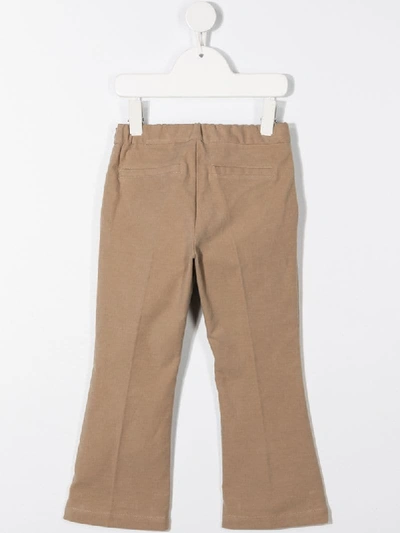 Shop Touriste Straight-leg Trousers In Brown