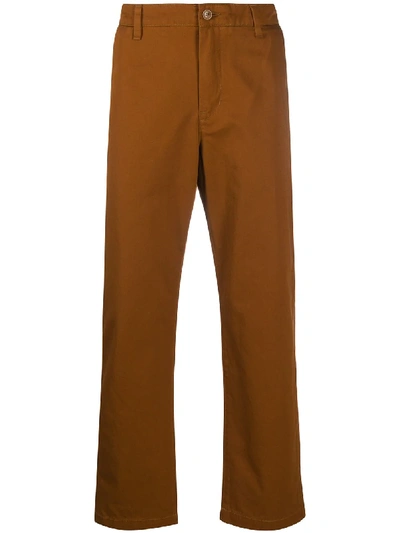 Shop Levi's Straight-leg Trousers In Brown