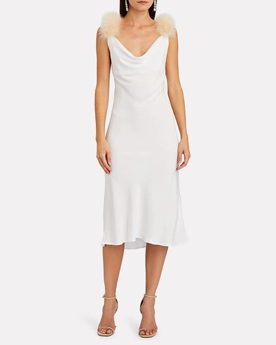 Shop Sleeper Voulez Vous Dancer Slip Dress In White