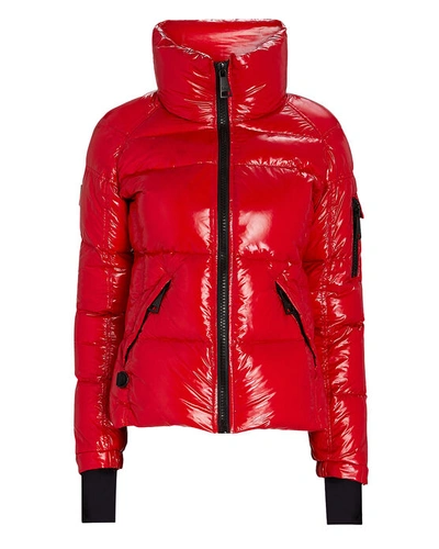Shop Sam Freestyle Down Puffer Jacket In Red