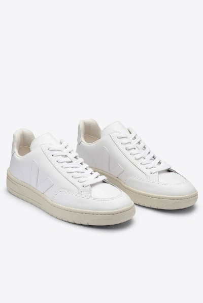 Shop Veja V12 Leather Extra White