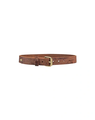 Shop Mauro Grifoni Belts In Brown