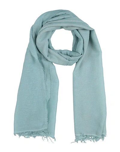 Shop Le Tricot Perugia Scarves In Grey