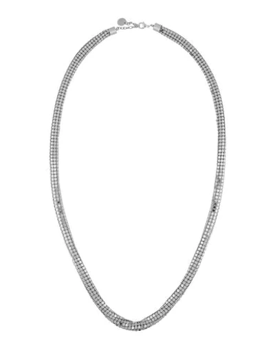 Shop Silvia Gnecchi Necklace In Silver