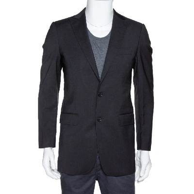 Pre-owned Dolce & Gabbana Black Wool Tailored Jacket Xs