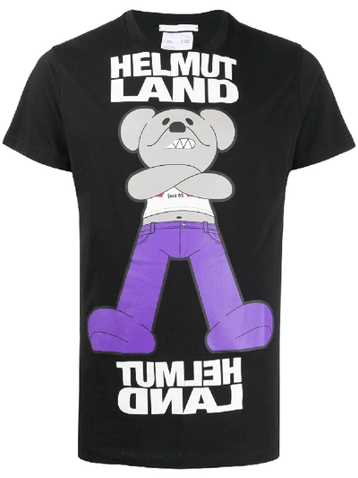 Shop Helmut Lang Helmut Land Mascot T-shirt In Black
