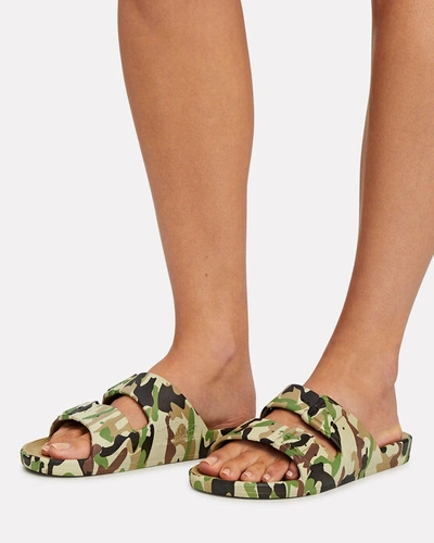 Shop Freedom Moses Army Moses Two Band Slide In Camouflage