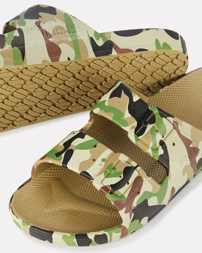 Shop Freedom Moses Army Moses Two Band Slide In Camouflage