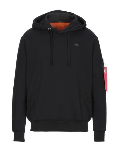 Alpha Industries Sweatshirts In Black