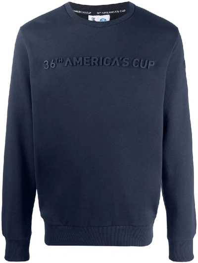 Shop North Sails X Prada Cup 36th America's Cup Cotton Sweatshirt In Blue