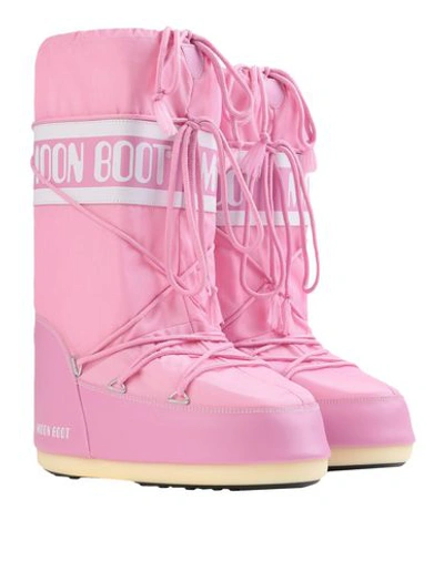 Shop Moon Boot Knee Boots In Pink