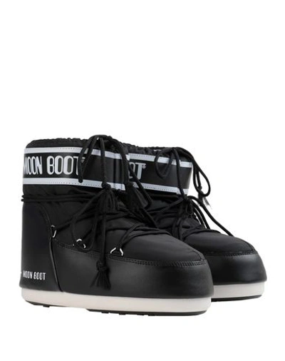 Shop Moon Boot Classic Low 2 Woman Ankle Boots Black Size 8-9.5 Textile Fibers