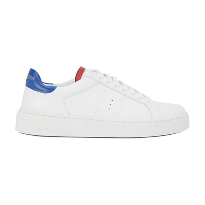 Shop Jm Weston On Time Trainers In Blue Red