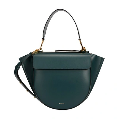 Shop Wandler Hortensia Medium Bag In Teal