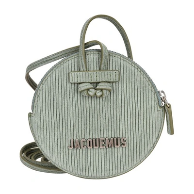 Shop Jacquemus Le Pitchou Bag In Khaki