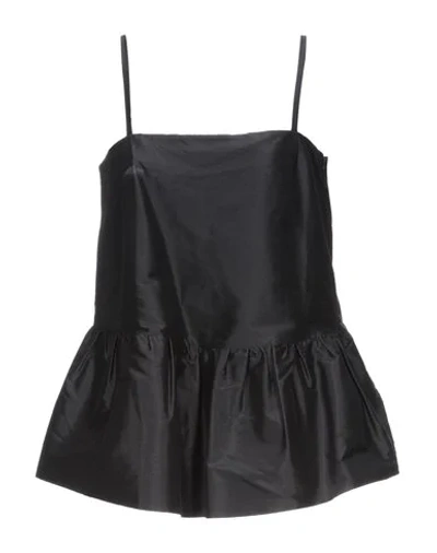Shop Twinset Woman Top Black Size 10 Silk
