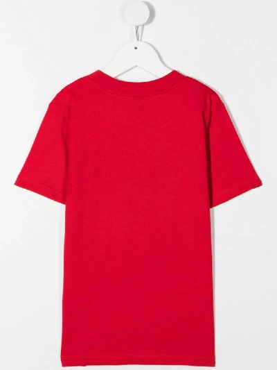 Shop Gcds Logo Print T-shirt In Red