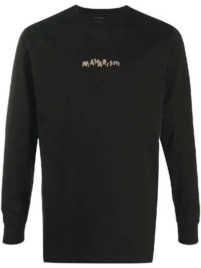 Shop Maharishi Dragon's Journey Long-sleeve T-shirt In Black