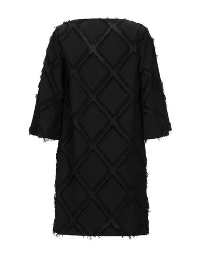 Shop Ottod'ame Short Dress In Black
