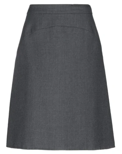 Shop Iceberg Knee Length Skirts In Grey