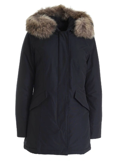 Shop Woolrich Arctic Parka Down Jacket In Dark Blue