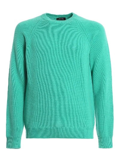 Shop Apc Pablo Sweater In Green