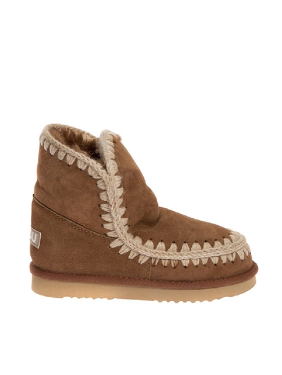 Shop Mou 18 Eskimo Boots In Brown