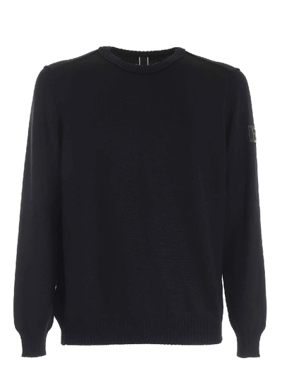 Shop Hogan Reverse Seams Pullover In Black