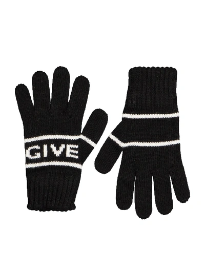 Shop Givenchy Kids Gloves For Boys In Black