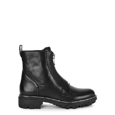 Shop Rag & Bone Shiloh Black Leather Ankle Boots