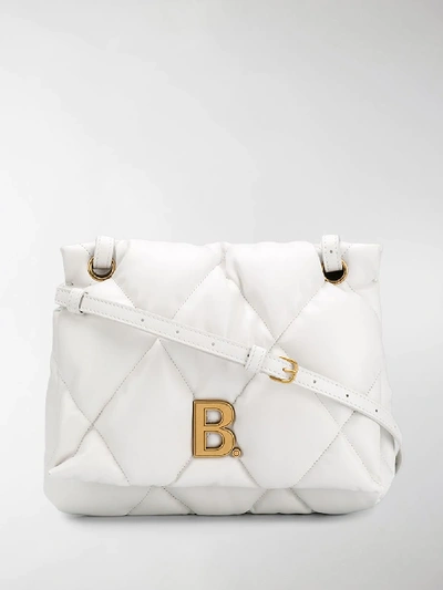 Shop Balenciaga Touch Quilted Shoulder Bag In White