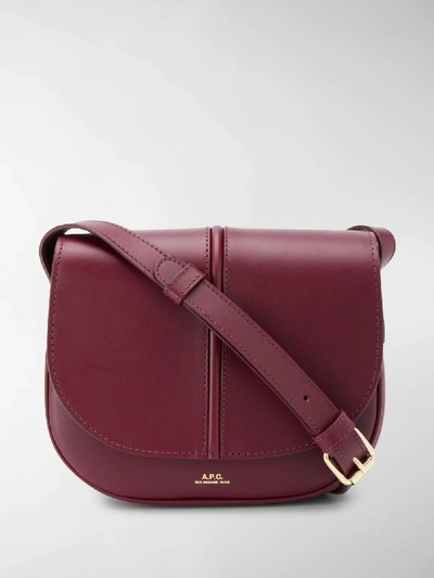 Shop Apc Betty Saddle Bag In Red