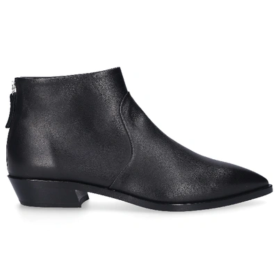 Shop Agl Attilio Giusti Leombruni Classic Ankle Boots D530535 Nappa Leather In Black